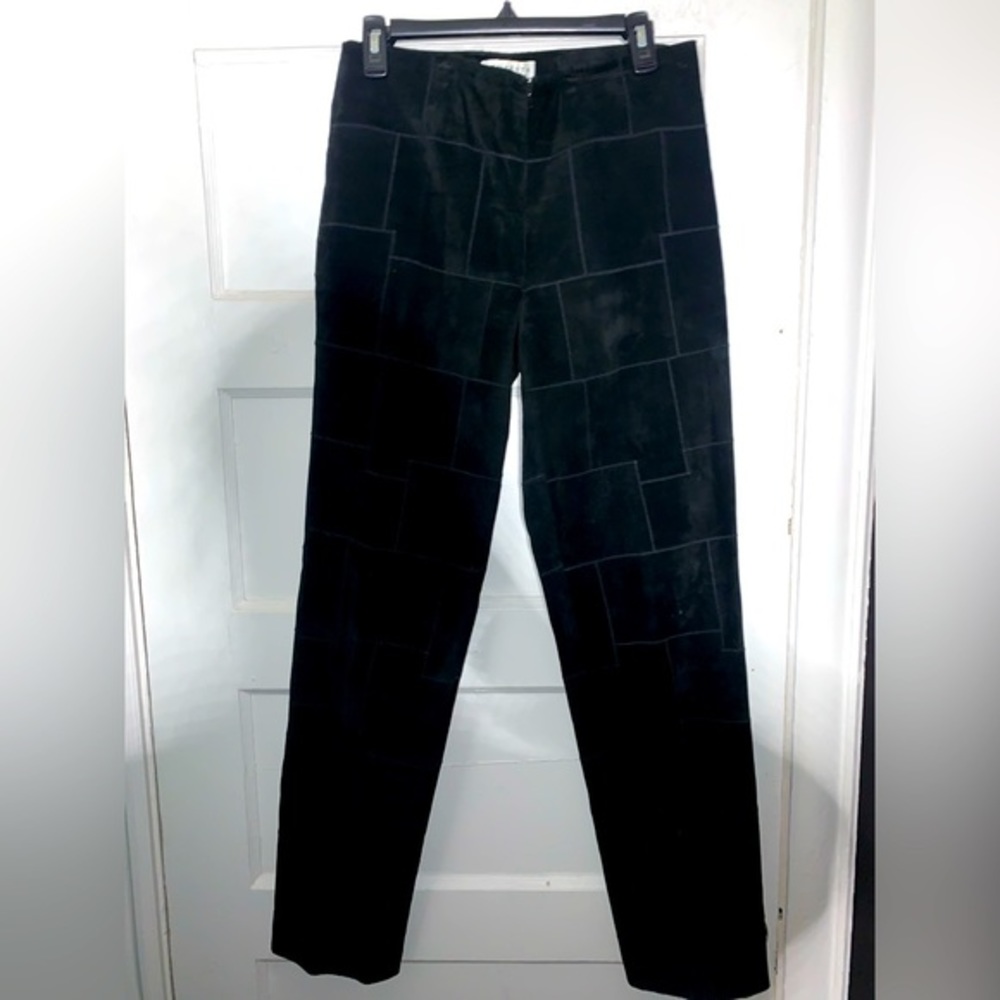 Tempesta Gruppo Americano genuine leather suede high rise pants size‎ 8